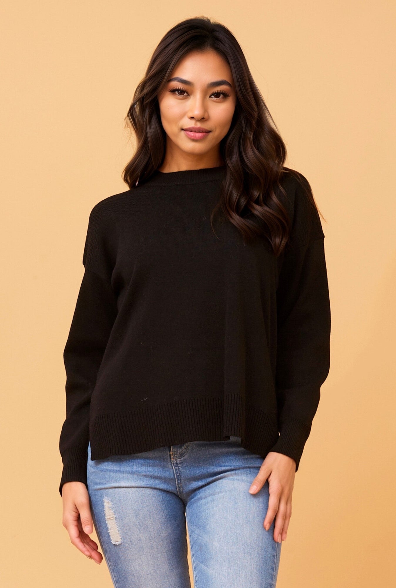 FORTUNA SOLID KNIT JUMPER