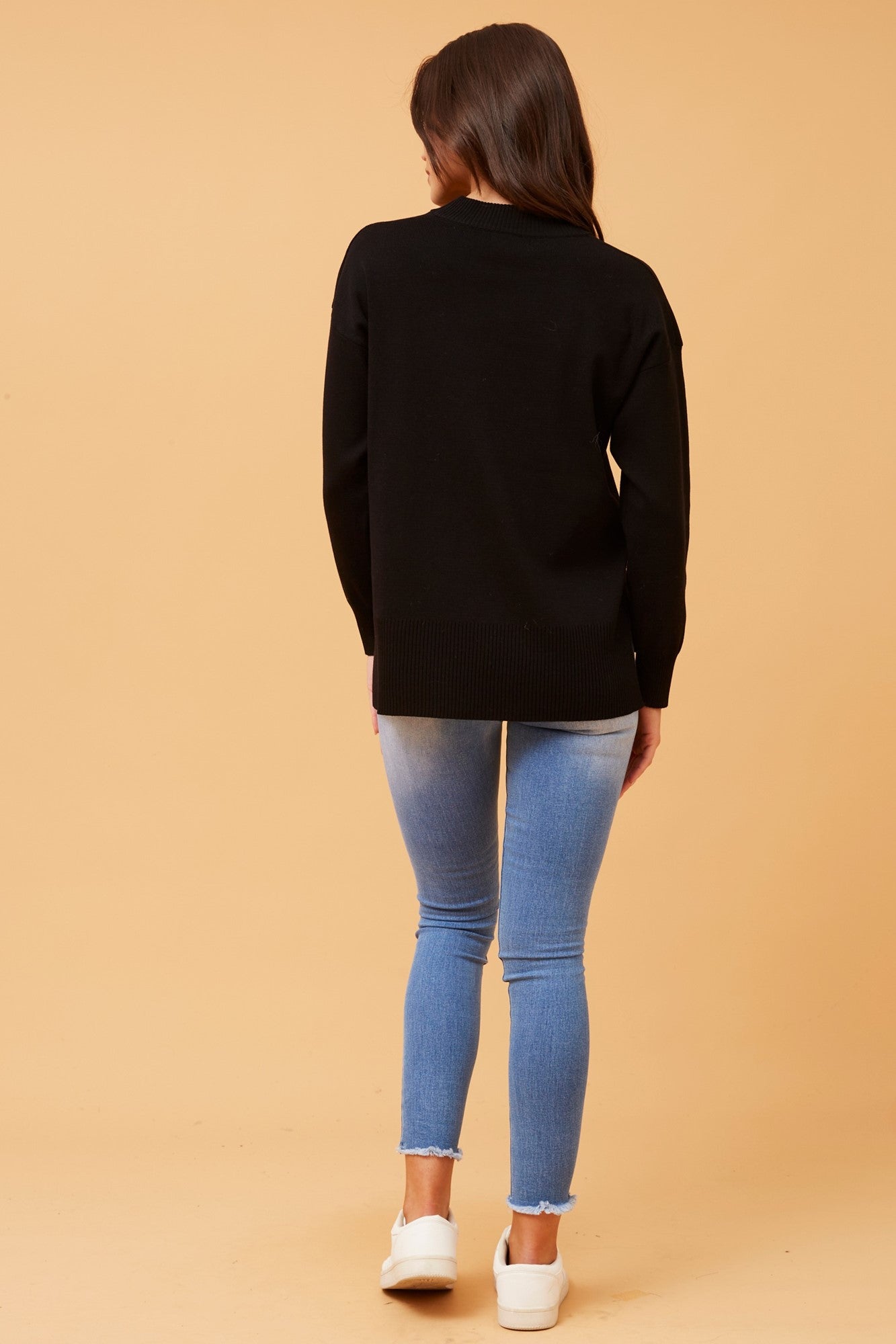 FORTUNA SOLID KNIT JUMPER